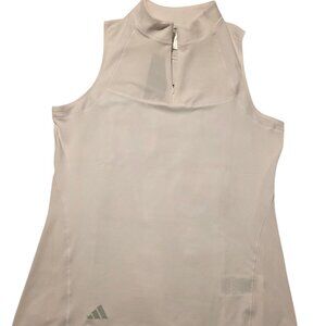 Adidas Ultra Zip Slim Sleeveless Polo